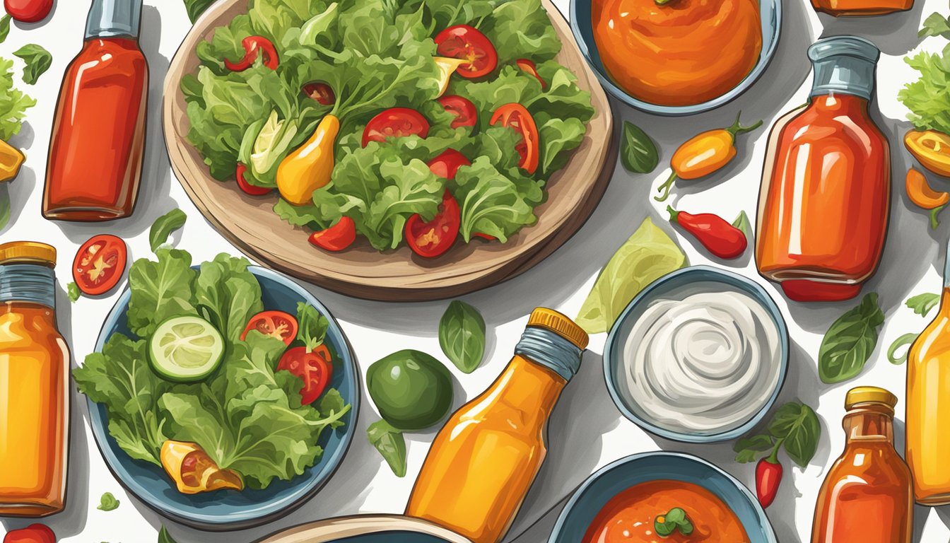 Leafy Inferno: Salads’ Hottest Sauce Sidekicks