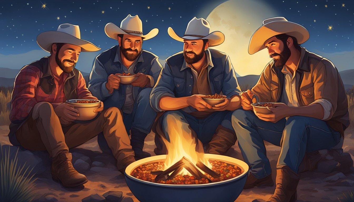 Blazing Trails: Texas Cowboys’ Sizzling Chili Legacy