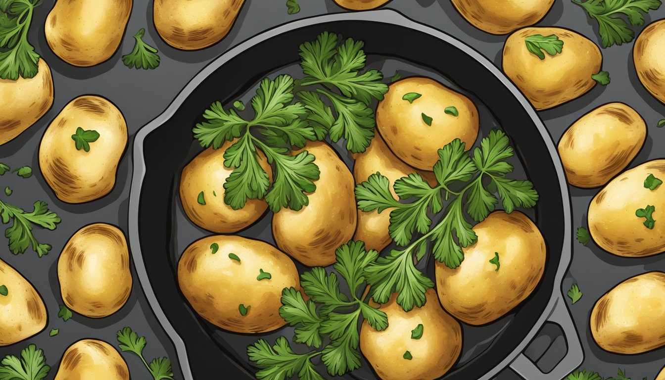 Lone Star Spud Sizzle: Parsley Potato Magic