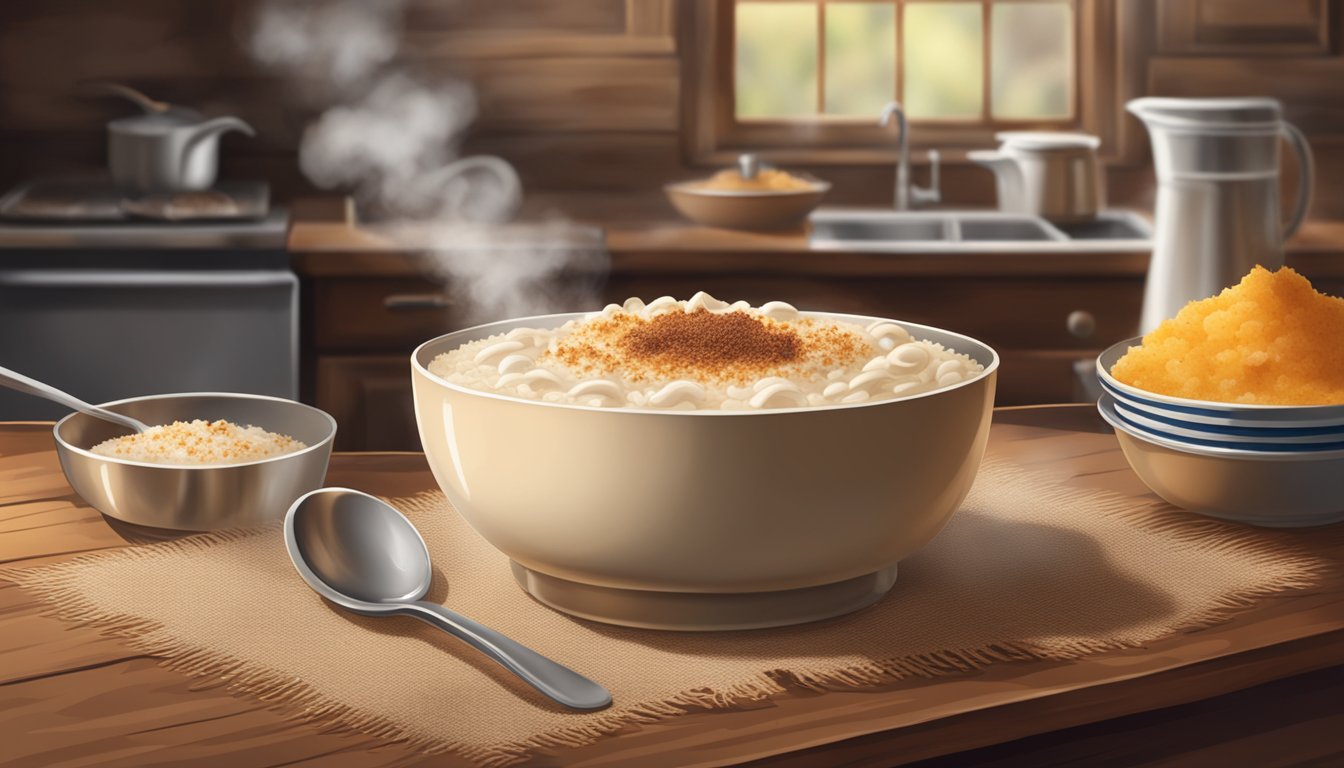 Lone Star Comfort: Bourbon-Kissed Texas Rice Pudding