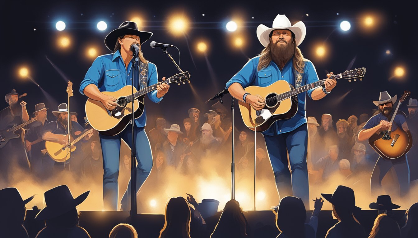 Country Titans Collide: Strait and Stapleton’s Shock Tour Shakes Music World!